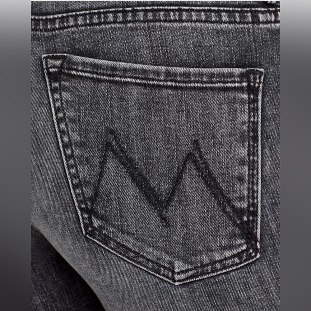 BF SALE Weekender Fray Friday The 13th Black Grey Flare Jeans 27